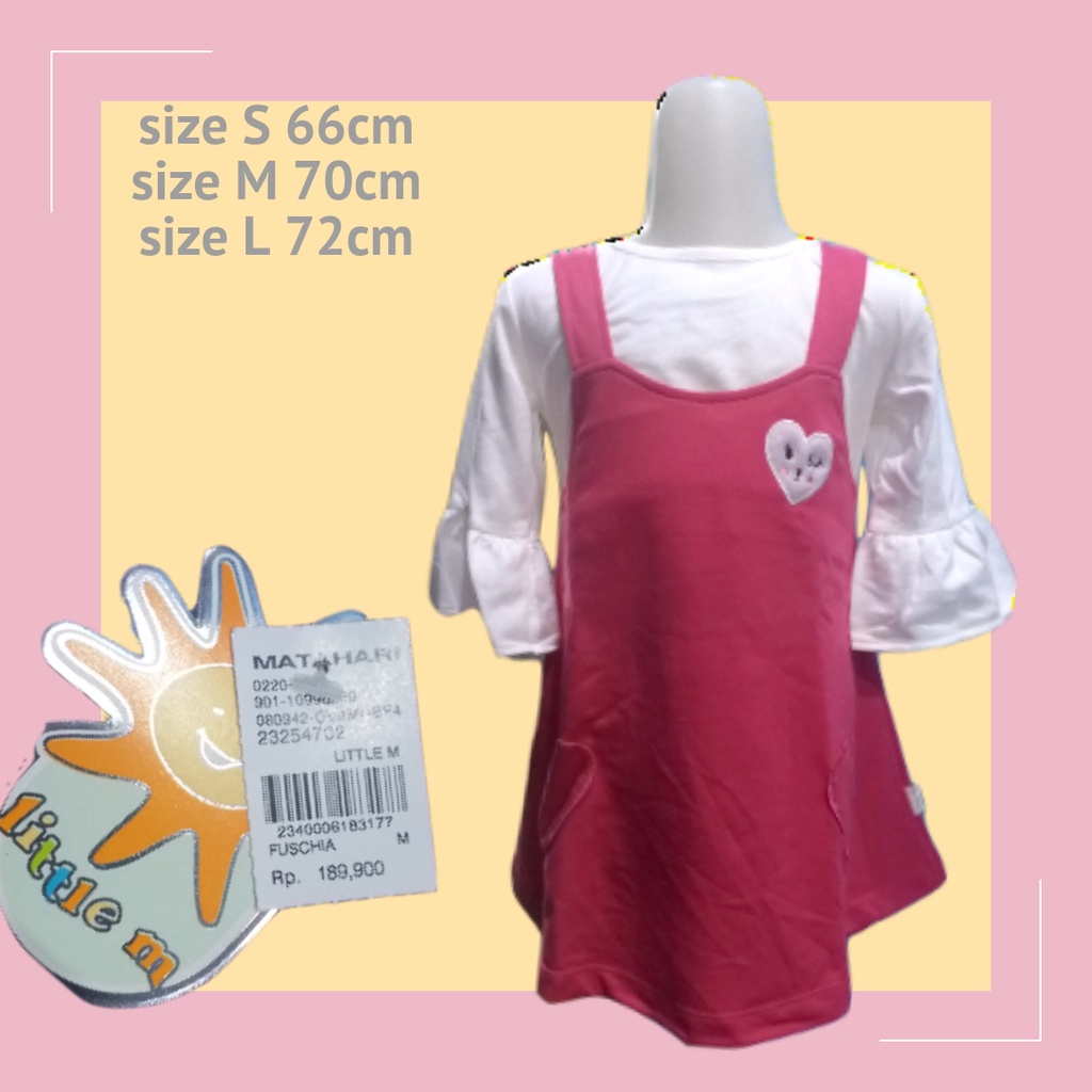 Tunik Little M / Baju Little M / KAos Little M cewek / Kaos anak cewek / kaos anak branded / kaos li