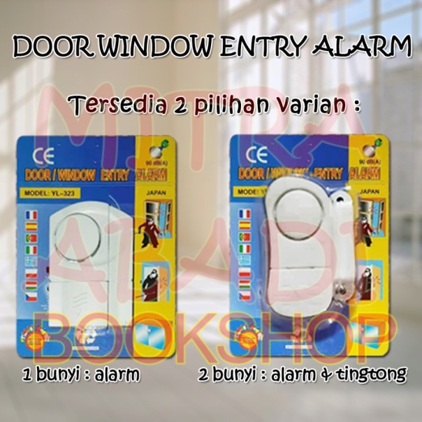 Alarm Anti Maling / Door Window Entry Alarm Home Security Alarm