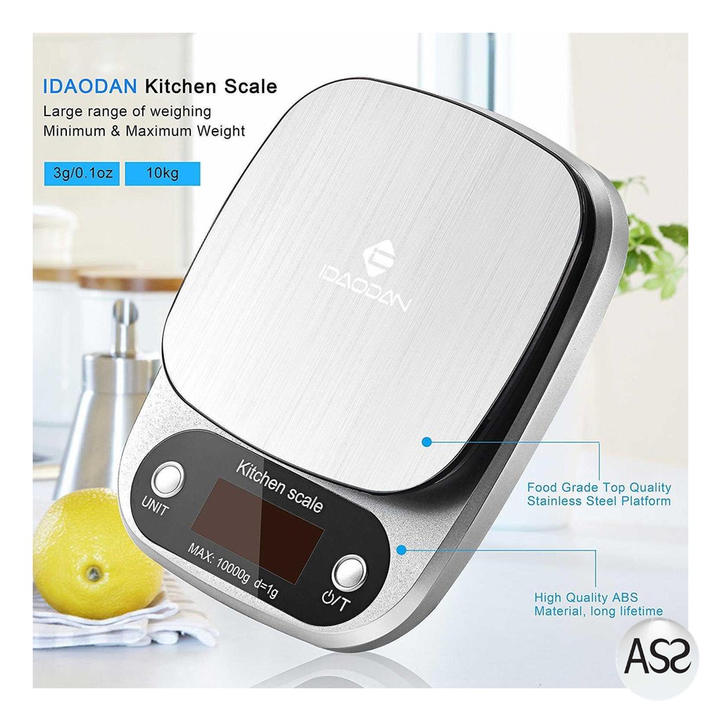 ASS Shop - Taffware Digipounds Timbangan Dapur Digital Kitchen Scale 10kg 1g Z2S