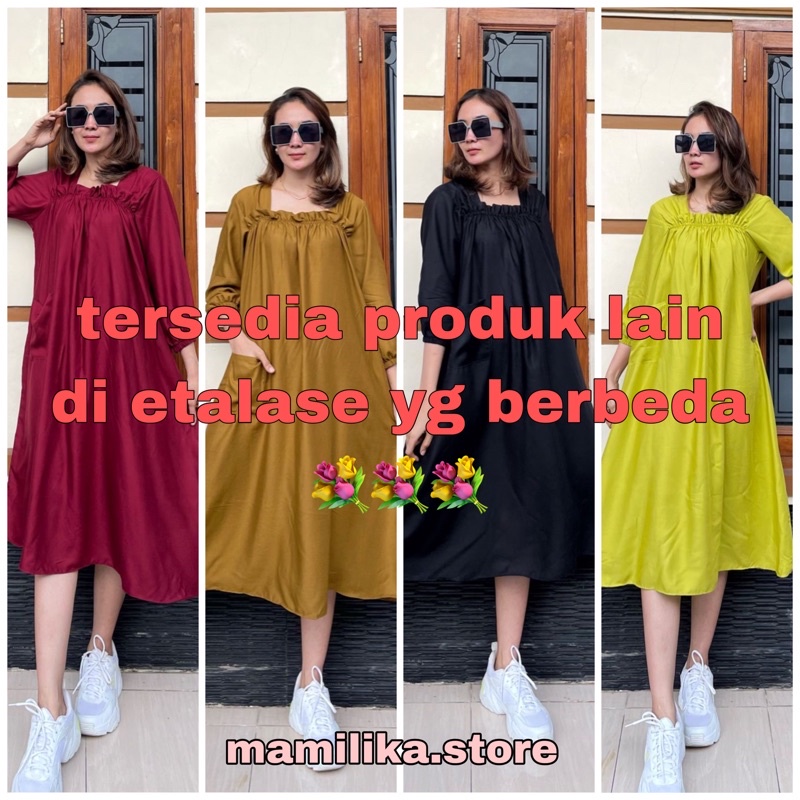 [BEST SELLER] LAILA DRESS | CALISHA DRESS | DASTER KEKINIAN | DASTER BUSUI | DASTER CANTIK | DASTER KARET | DASTER KERUT DADA | DASTER VIRAL