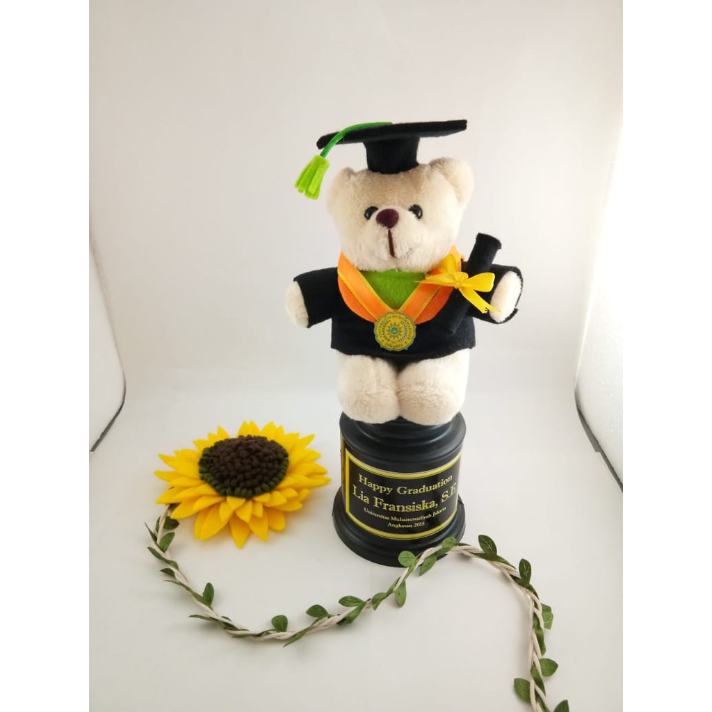 Boneka wisuda / kado wisuda / trophy wisuda
