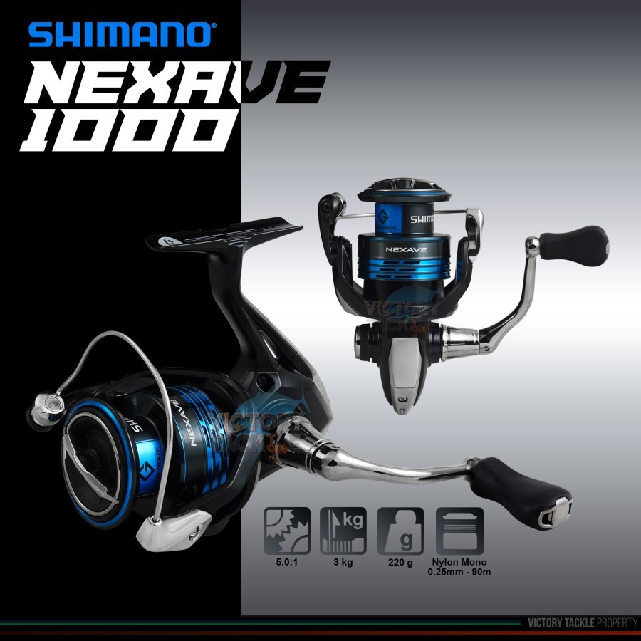 Ril Rel Reel Shimano Nexave FI 2500,C 3000,C 3000HG,4000,4000HG 2021 Gulungan Pancing