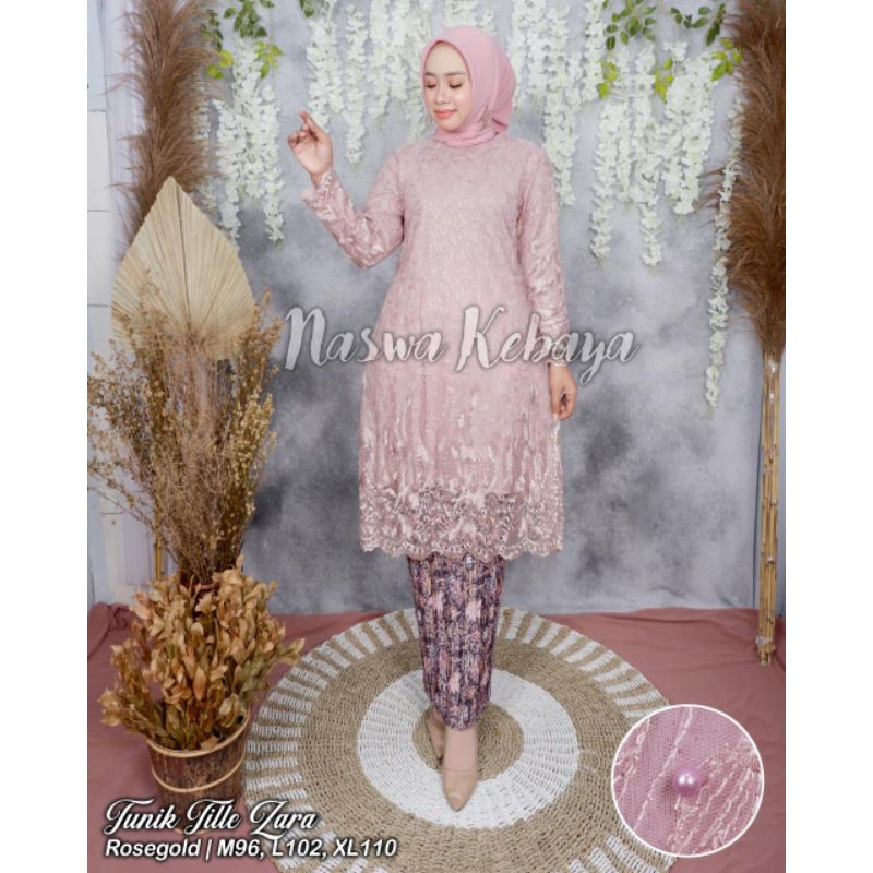 NASW✓TUNIK TILLE/KEBAYA TILLE/KEBAYA MODERN/BAJU KEBAYA/KEBAYA TUNIK/KEBAYA INDONESIA/KEBAYA-Salem