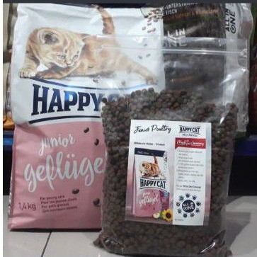 makanan kucing Happy cat junior repack 1kg~makanan kucing happy cat