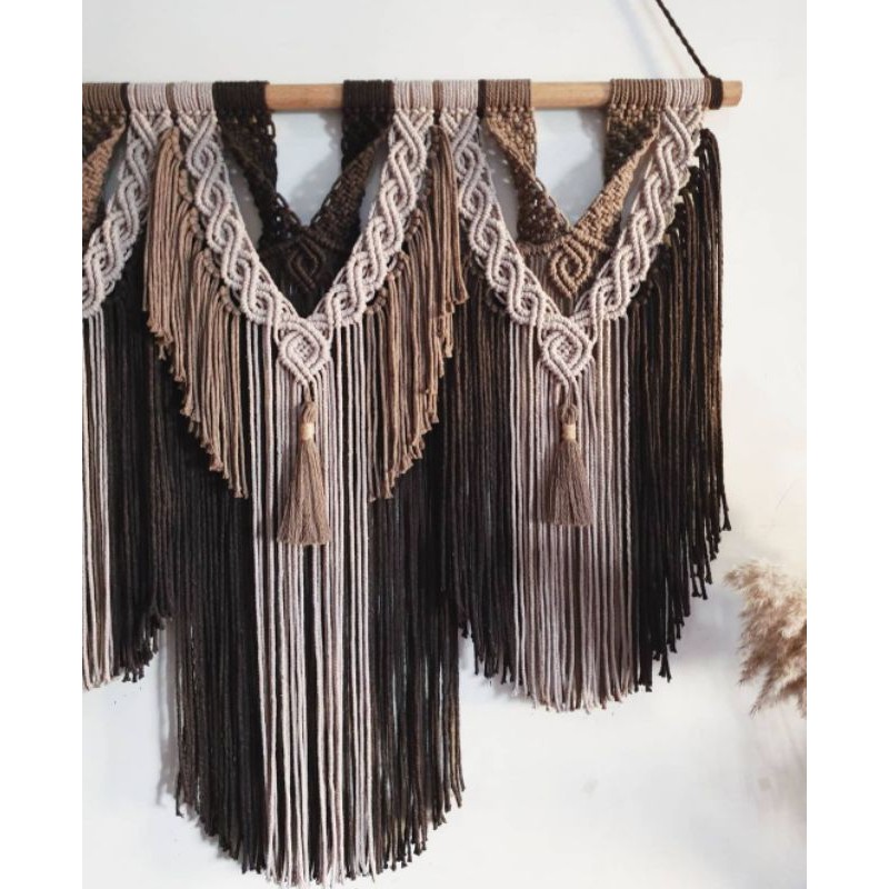 

(COD) macrame chocolate