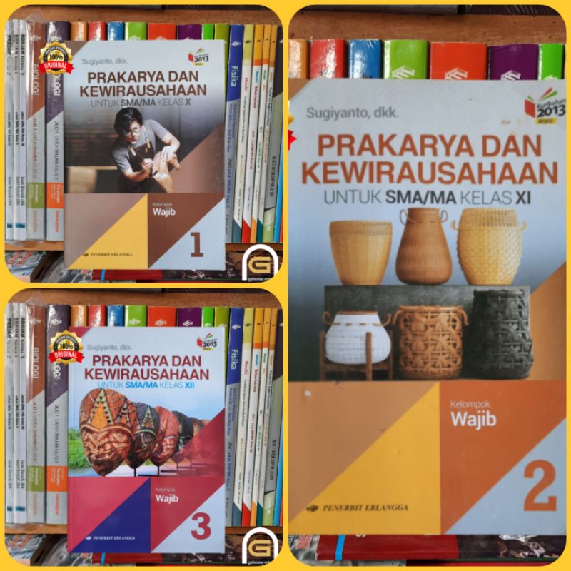 Buku PKWU | Prakarya dan Kewirausahaan Untuk SMA/MA Kur. 2013 Revisi by Sugiyanto Penerbit Erlangga