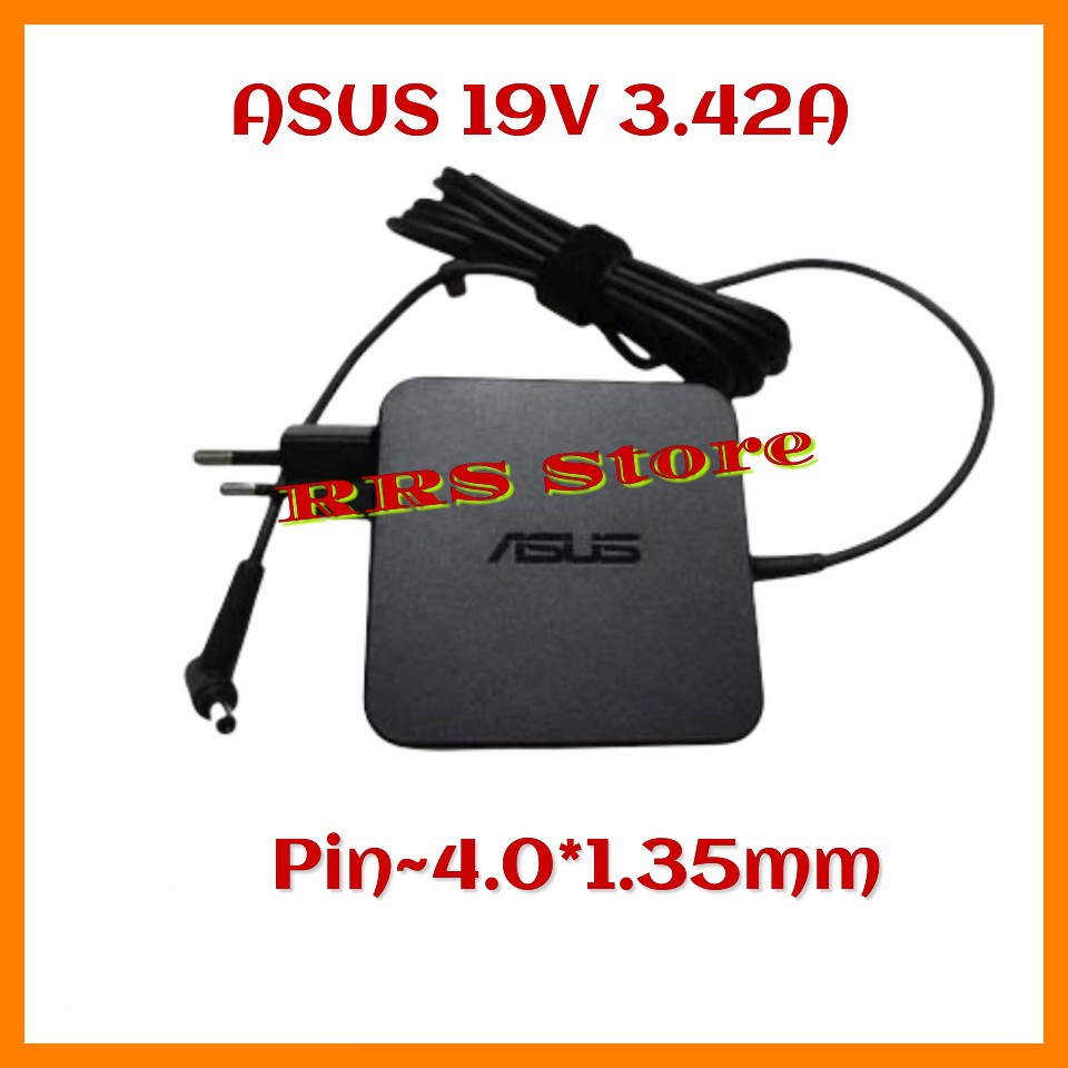 Adaptor Charger asus 19v 3.42a 4.0 * 1.35MM A407MA A407UA A407UF X441UB X441MA X441U A455L A442UR TP300L tp300l A409F A456U A442U