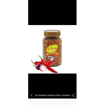 

Soy Bawang Goreng Pedas