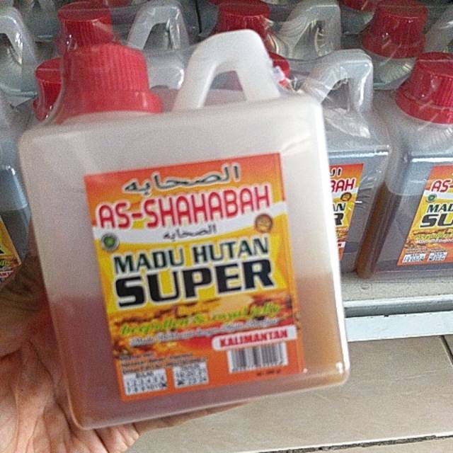 

Madu as-shahabah 500 gram madu hutan super Kalimantan plus bee pollen dan royal jelly