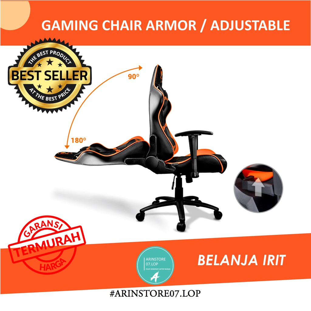  Kursi  Gaming  Cougar  Armor Gaming  ADJUSTABLE DESIGN 