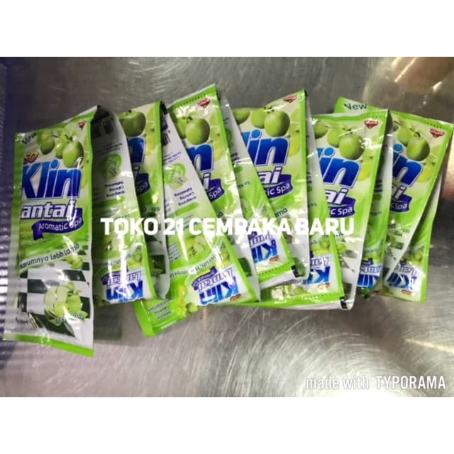 So Klin Lantai FRUITY APPLE 1 Renceng isi 12 PCS | SoKlin Lantai HIJAU