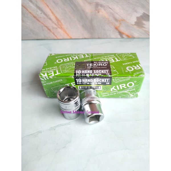 TEKIRO 1/2&quot; 19 MM Mata Kunci Sock Sok Socket Shock 19mm 6PT / 12PT