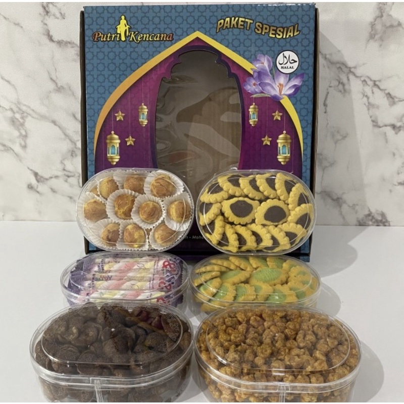

Paket Kue Kering Hampers Lebaran Merek Putri Kencana Spesial