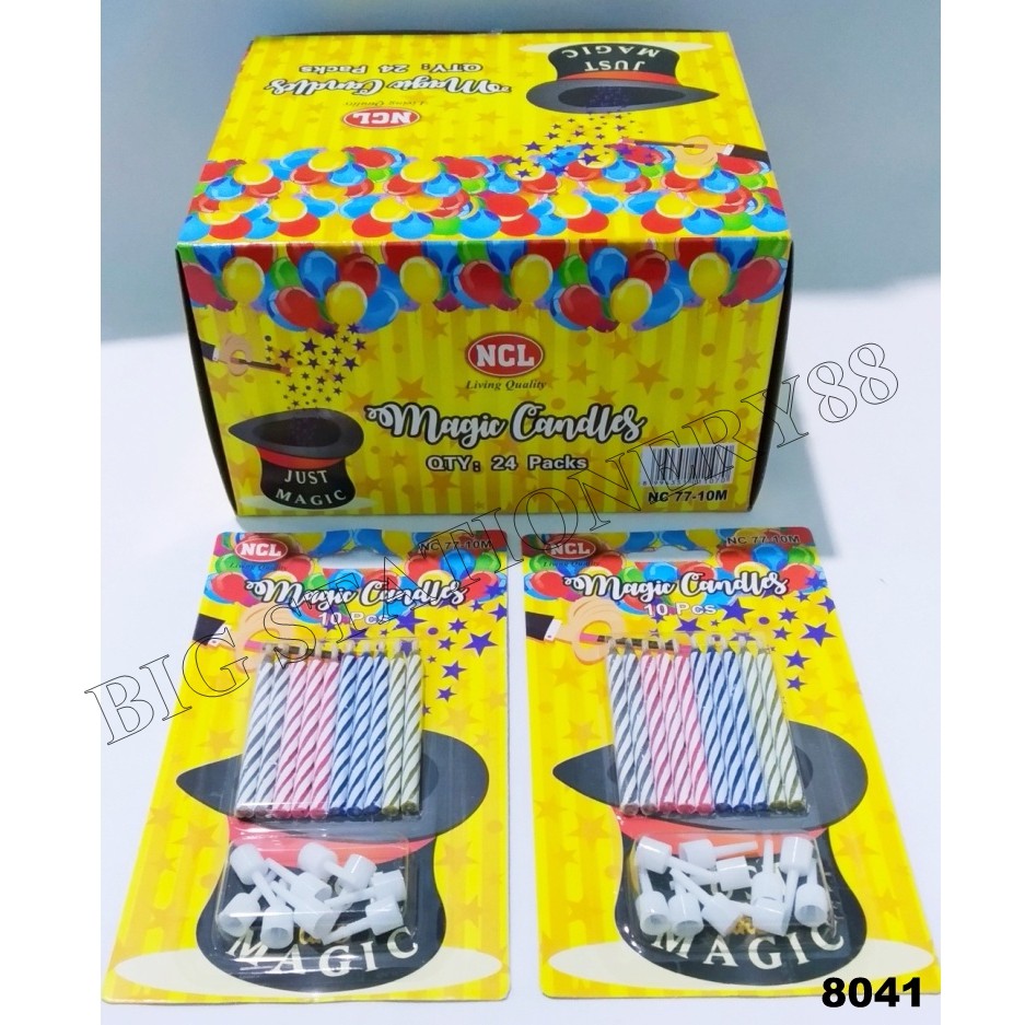 LILIN ULANG TAHUN NCL MAGIC ISI 10 NC-77-10 M