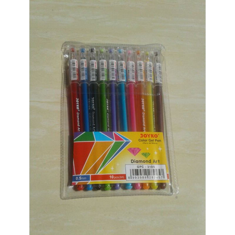 

Pulpen joyko 10 warna diamond art GPC-310s