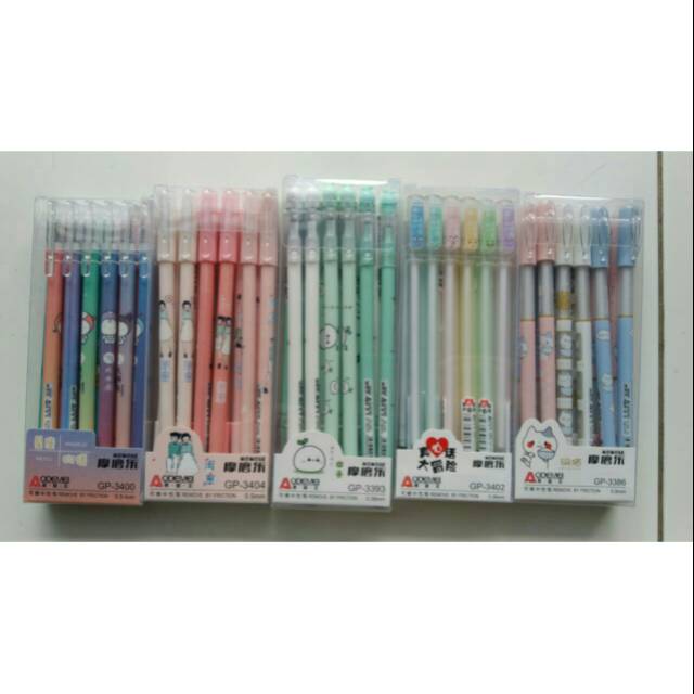 

Pulpen gel hapus pen gel aodemei tinta bisa dihapus 12pcs