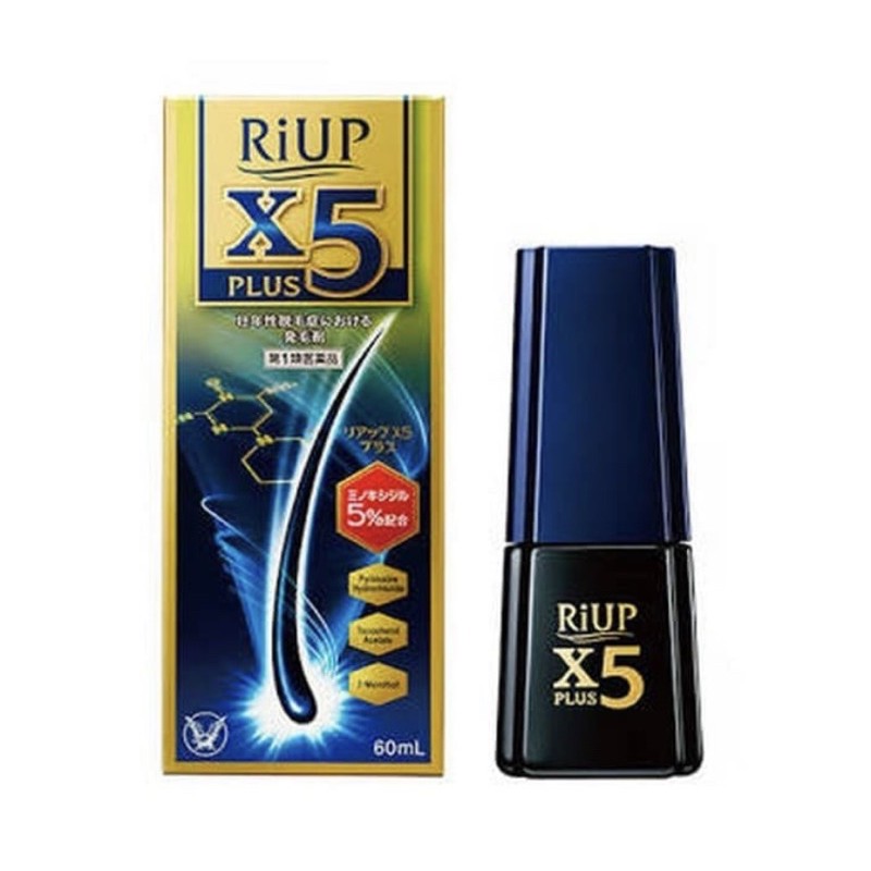 RIUP X5 PLUS HAIR TONIC TREATMENT for MEN rambut