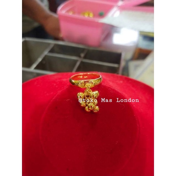 Cincin Anggur Emas LM 24K
