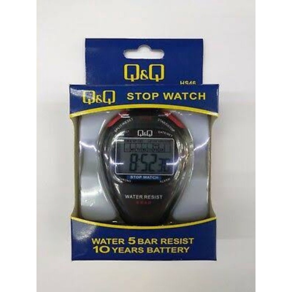 Stopwatch TIMER  Qnq Q&amp;Q QQ - Hs46jHS46J003Y ORIGINAL