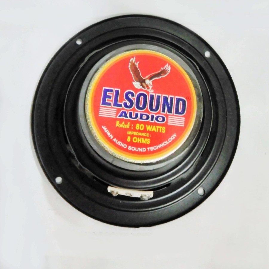 SPEAKER ELSOUND 5 INCH WOOFER 80WATT MAGNET BESAR ORIGINAL