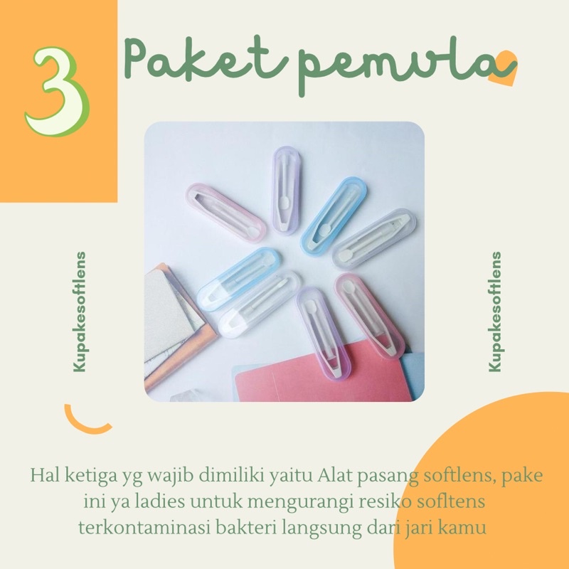 KUPAKESOFTLENS Paket Pemula Pilihan Softlens Natural atau Glamour