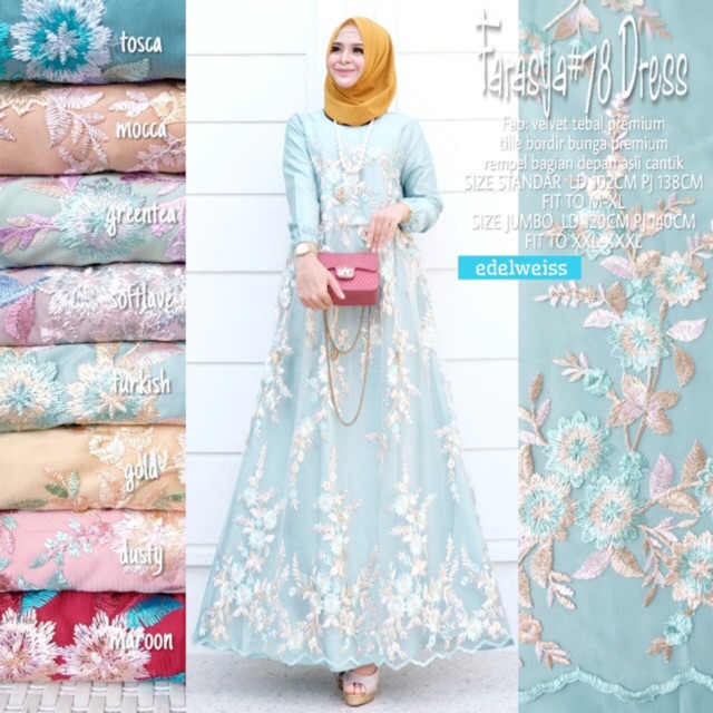 Farasya dress / farasya / tille dress / bisa seragam