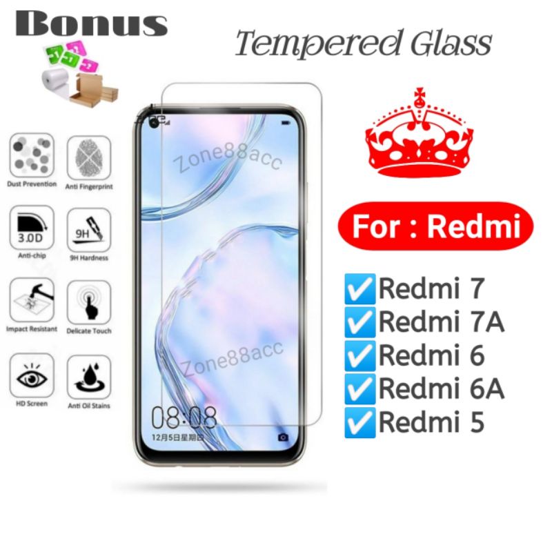 Antigores Tempered glass screen guard protector Redmi 5 6 6A 7 7A A TG Bening Antiblue Spy Blue light Full Garskin Lensa Lens Pelindung Layar Ceramic kamera Bening Kaca