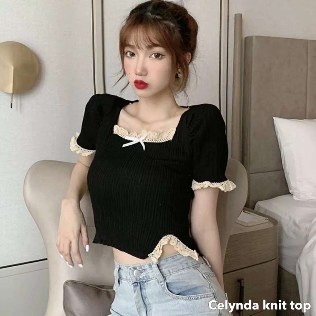 Celynda knit top -Thejanclothes
