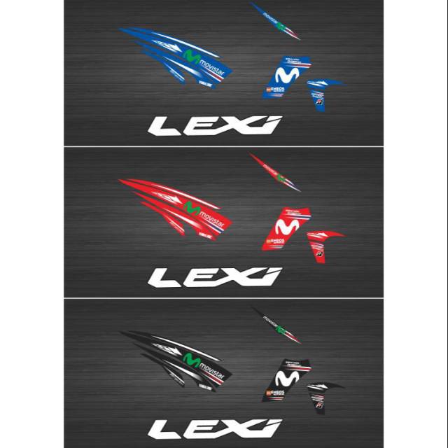 Striping Variasi Lexi Movistar