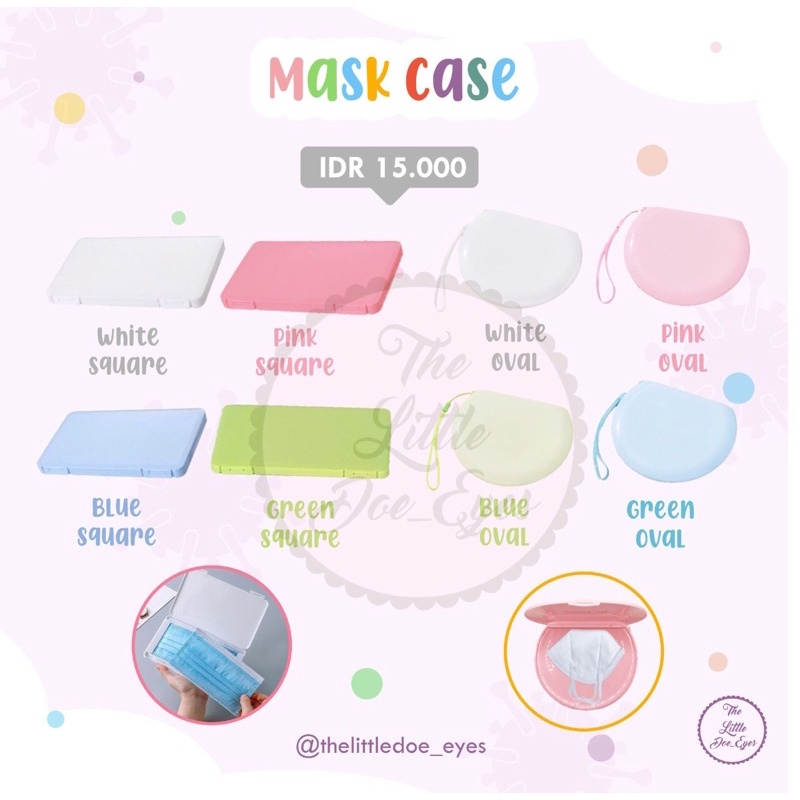 Kid’s Cartoon 3PLY Mask 50 PCS (masker anak) / strap mask / mask case