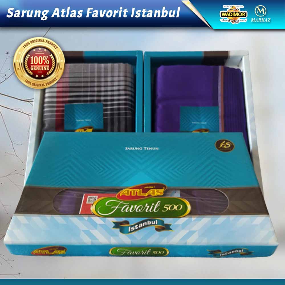 SARUNG TENUN ATLAS FAVORIT 500 / SARUNG TENUN MEREK ATLAS TYPE  FAVORIT  500