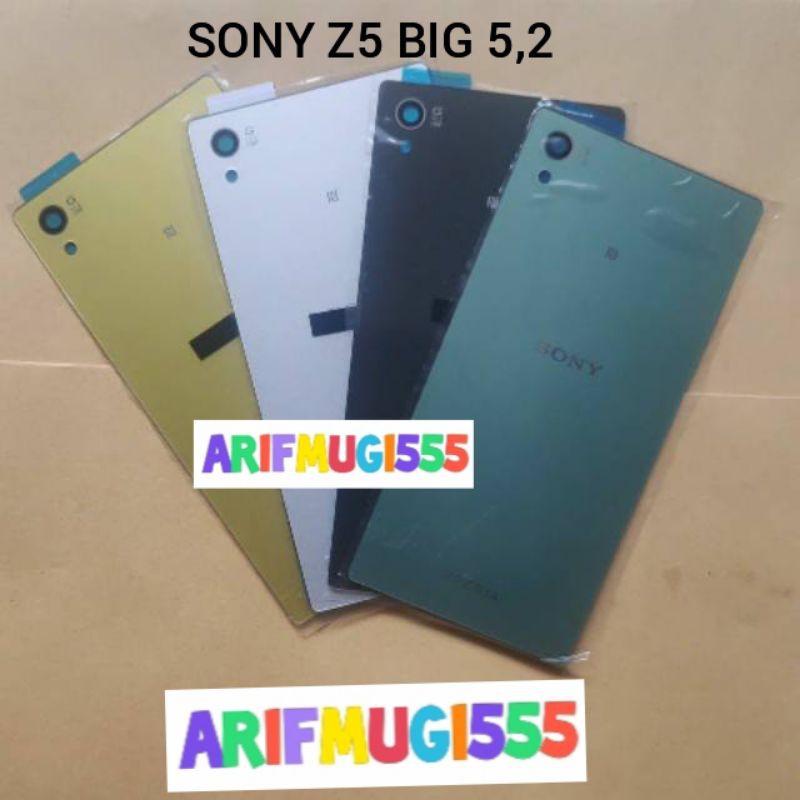 Backdoor Kesing Casing Tutup Belakang Sony Xperia Z5 BIG 5,2 Original