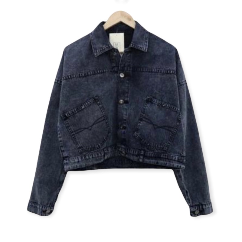 BEFAST - ZFS OOTD Wanita Jaket MODIE Denim / VINTAGE OVERSIZE JACKET / Jaket Polos Denim Kekinian 2021 / Atasan Wanita / Jaket Korean Style /Jaket Jeans Wanita / JAKET BAGGY JACKET JEANS OVERSIZE WANITA ORIGINAL KARET LENGAN BALON PREMIUM TERBARU TERMURAH