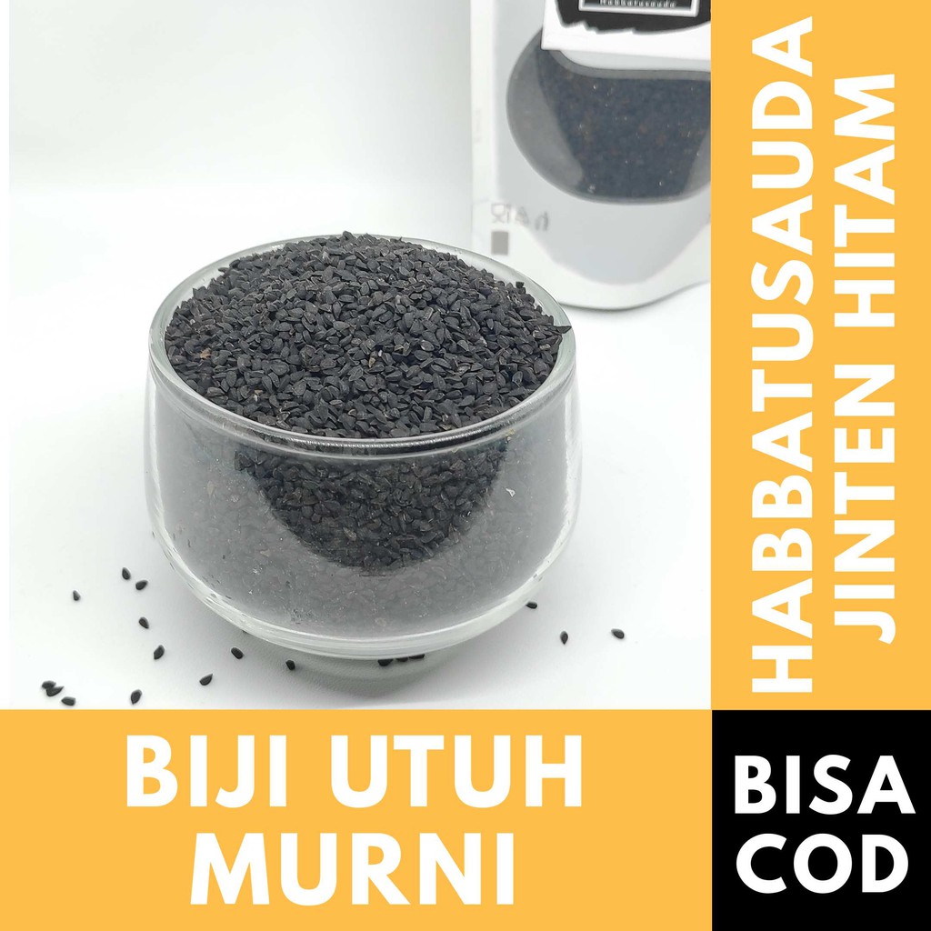 Jual Habbatussauda / Habatusauda / Jinten Hitam / Asli Biji Bukan Bubuk ...