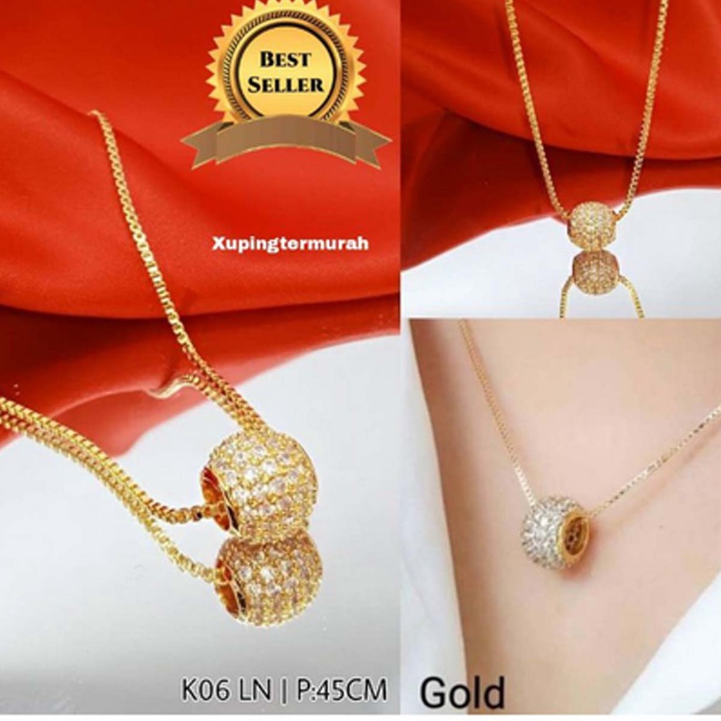 Kalung Wanita Liontin Bola Xuping Premium Murah
