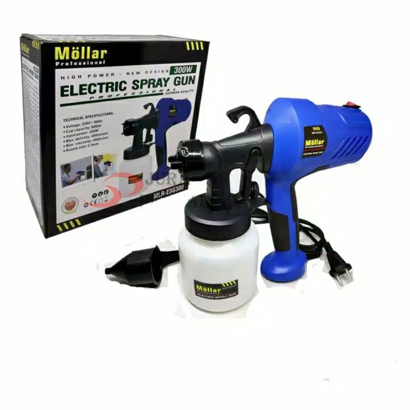 spraygun electric mollar esg300 alat semprot cat listrik portable