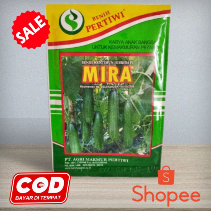 Benih Timun Mira 25gr Timun Cap Benih Pertiwi