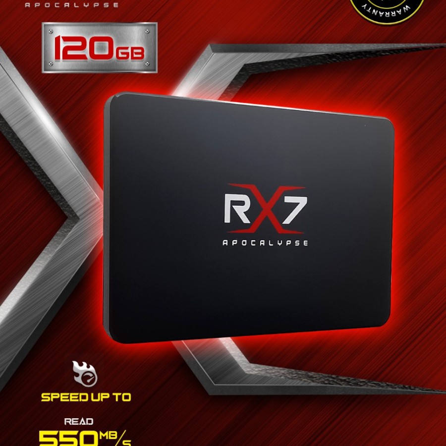 SSD RX7 120GB GARANSI RESMI 3THN