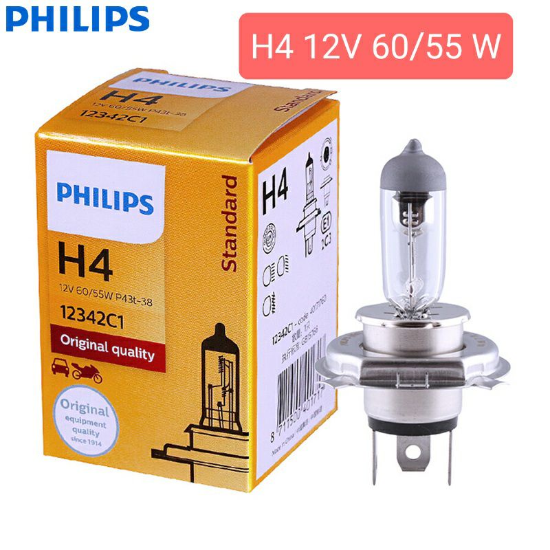 BOHLAM PHILIPS H4 12V 60/55W ORIGINAL