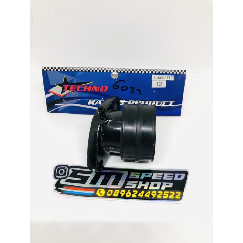 Intake intek manifold Satria FU 150 ukuran 32mm 34mm Karbu PE-PWK-PWL-SUDCO-UMA-CPO FU Barong -FU FL