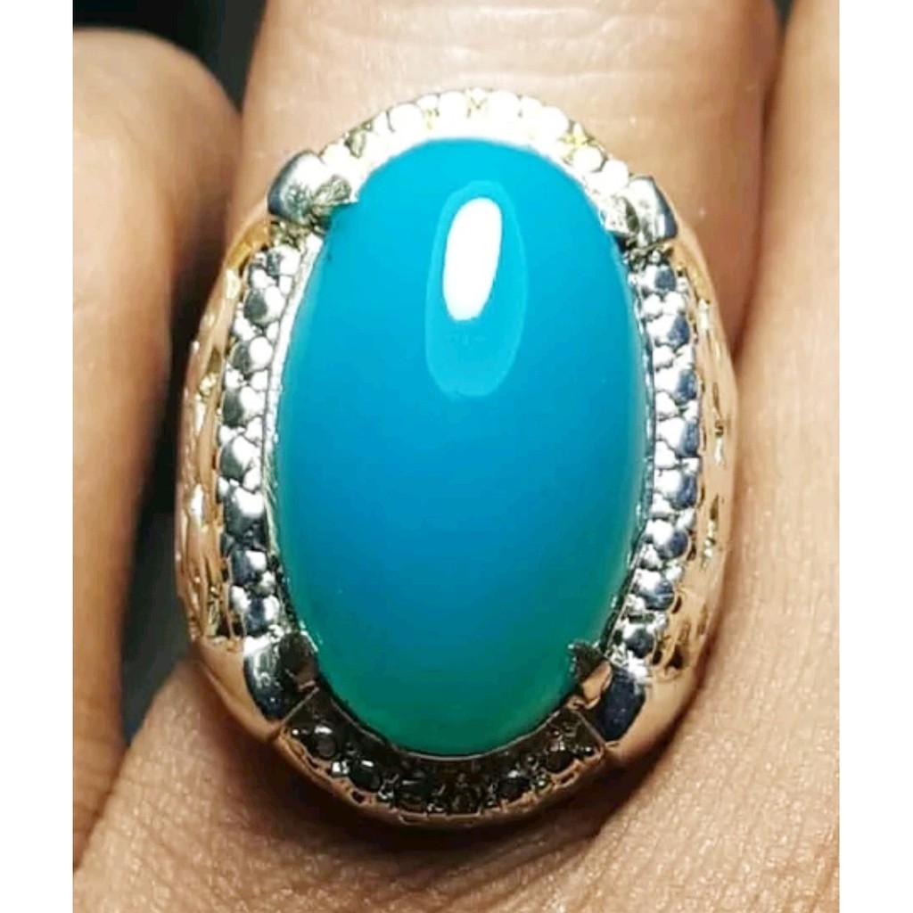 BACAN DOKO batu akik natural bacan majiko super size 15mm