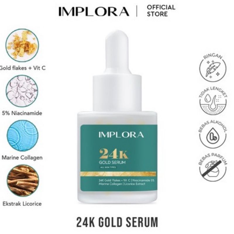 Implora 24k gold serum
