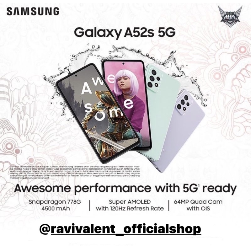Samsung Galaxy A73,A53,A52s [5G] Ram 8/256 & A33 [5G] Ram 8/256 Garansi Resmi Samsung Indonesia (New)-1