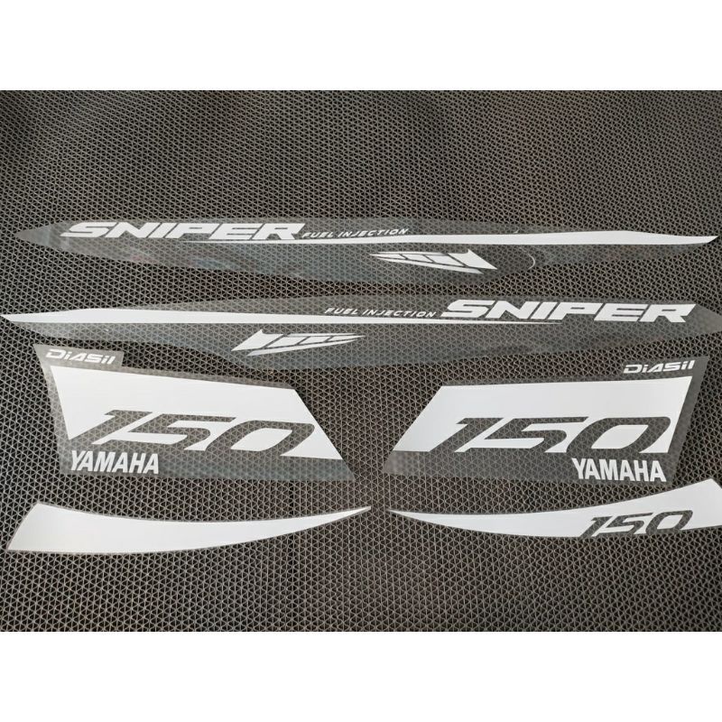 STRIPING STICKER SNIPER 150 TRANSPARANT MX KING