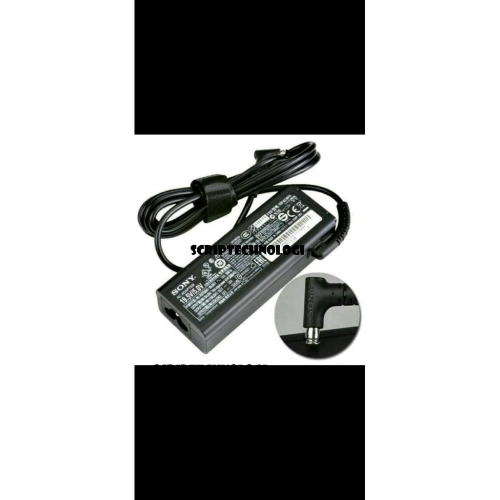 Original Adaptor Charger Laptop SONY VGP-AC19V74 19.5V 2A Magnet