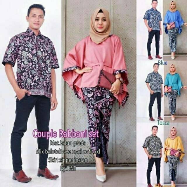 Couple Batik Lowo Rabbani Set Rabani Lowo