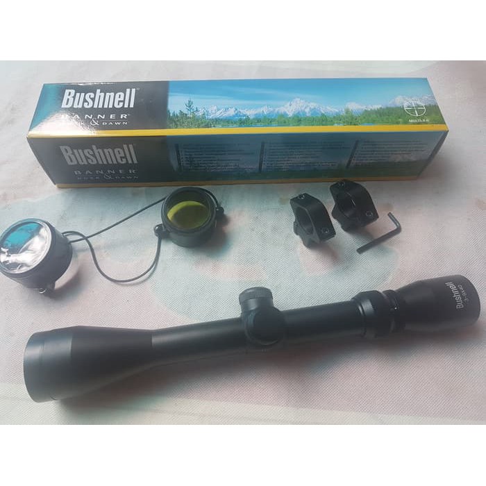 Telescope Teleskop Scope BUSHNELL 3-9x40 Non Lampu