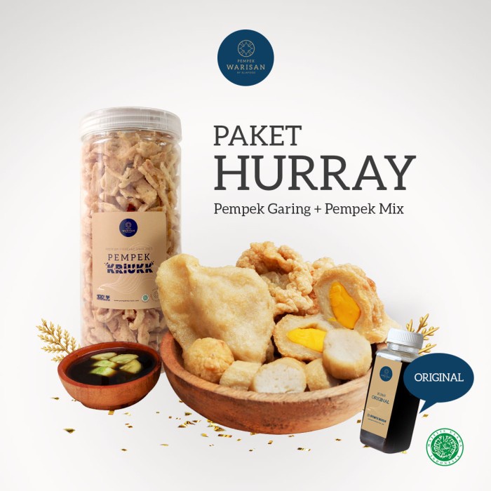 

Pempek warisan enak nikmat frozen - paket hurray - PPH2 - HurrayOri