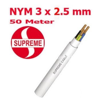 Unik Kabel Listrik SUPREME NYM 3x2 5   1 Roll   50 Meter Diskon