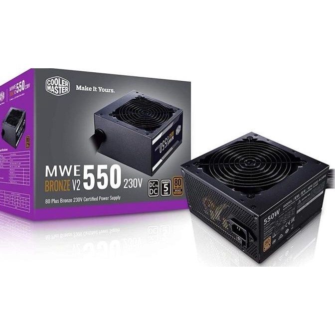 monggo] PSU Cooler Master MWE 550 V2 Bronze - MWE 550W 80+ BRONZE